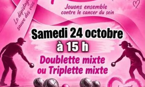 P&eacute;tanque - Octobre Rose