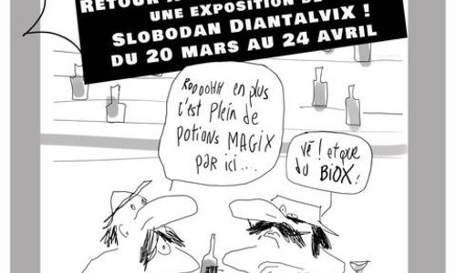 Exposition dessins Slobodan DiantalviX - Retour &agrave; la Case des Bars