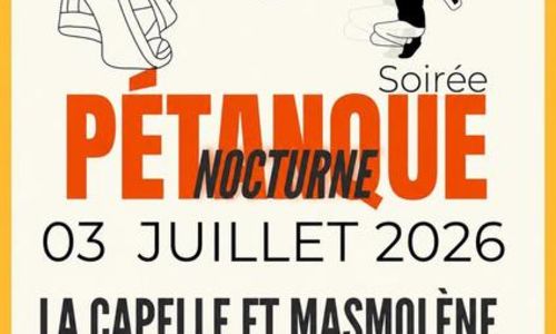 Soir&eacute;e p&eacute;tanque nocturne