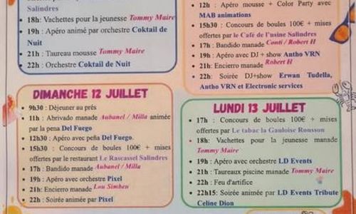 Salindres en F&ecirc;te