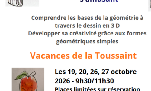 Atelier dessin Art & G&eacute;om&eacute;trie