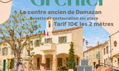 Vide-grenier &agrave; Domazan