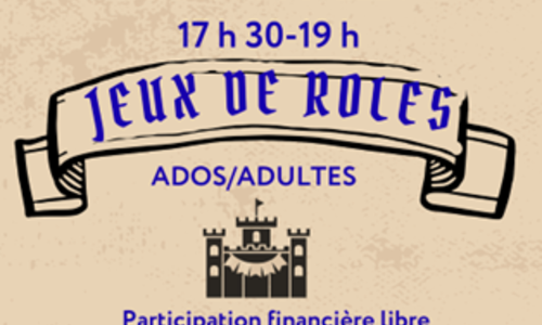 Jeux de r&ocirc;les ados / adultes