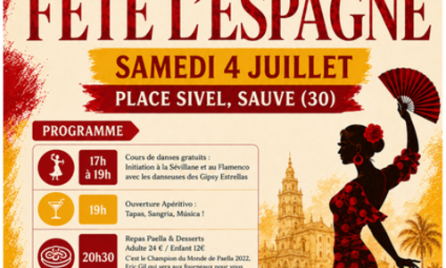 F&ecirc;te de l'Espagne &agrave; Sauve