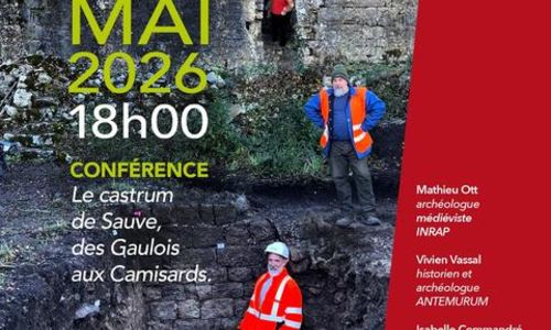 Conf&eacute;rence : le Castrum de Sauve, des Gaulois aux Camisards