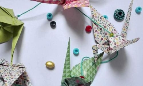 Atelier Origami "Guirlande de grues"