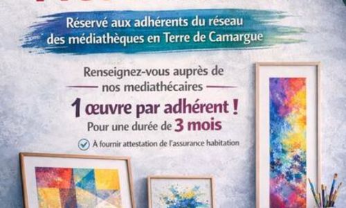Vernissage Artothèque - Médiathèque André Chamson