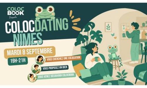 ColocBook &ndash; Rencontre autour de la colocation &agrave; N&icirc;mes