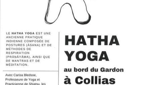 Hatha Yoga au bord du Gardon