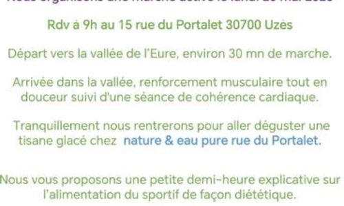 Marche active - Matin&eacute;e oxyg&egrave;ne et vitalit&eacute;