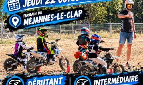 Stage &agrave; la journ&eacute;e de moto cross