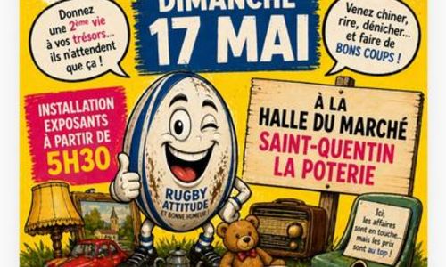 Vide-grenier du Rugby Club Saint Quentinois