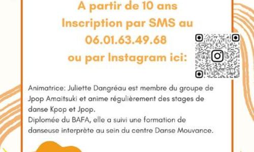 Stage de danse K-pop