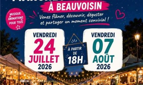 March&eacute; nocturne &agrave; Beauvoisin