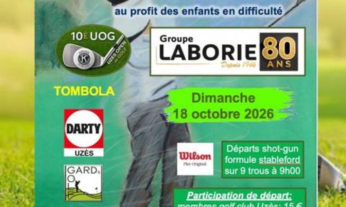 10&egrave;me Troph&eacute;e de Golf Kiwanis - Uz&egrave;s Open