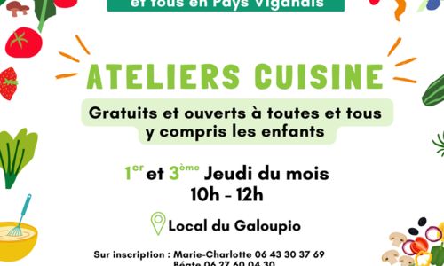 PAT : Ateliers cuisine gratuits et ouverts &agrave; toutes et tous (adultes et enfants)