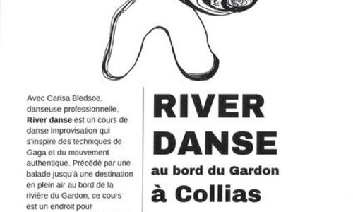 River Danse au bord du Gardon
