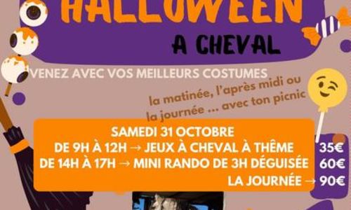 Journ&eacute;e Halloween &agrave; cheval