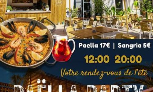 Paella party - h&ocirc;tel Jardin du Canal