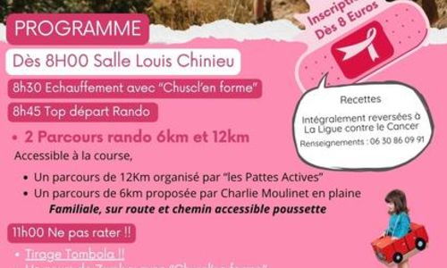 Octobre rose &agrave; Chusclan