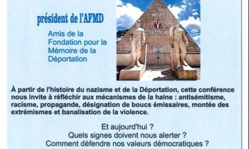 Conf&eacute;rence - De la m&eacute;moire &agrave; la vigilance