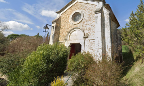 Promenade &agrave; cheval - La chapelle de Goussargues