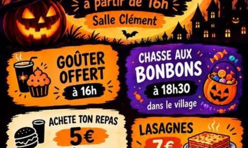 Soir&eacute;e Halloween de l'APE