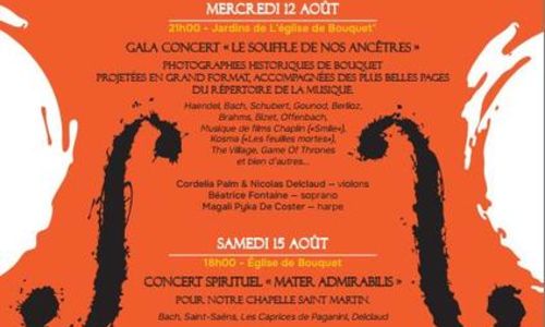 14&egrave;me festival Bouquet de Musiques