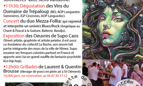 Balade, D&eacute;gustation, Grillade, Expo, Concert au Domaine de Tr&eacute;paloup