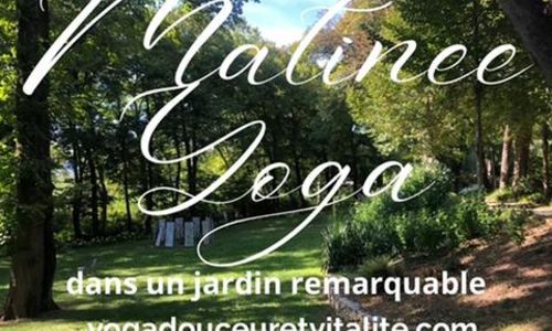 Matin&eacute;e Yoga Bien-&ecirc;tre Enchanteur dans un jardin remarquable