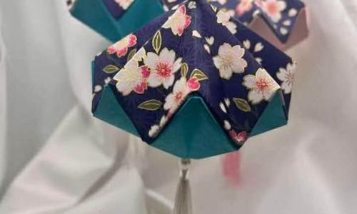 Atelier Origami : Diamants en papier japonais