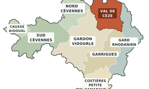 Massif forestier Val de C&egrave;ze - Zone de vigilance 305