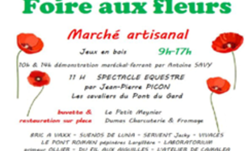 Foire aux fleurs et artisanat