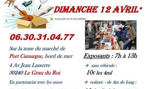 Vide grenier par les associations locales