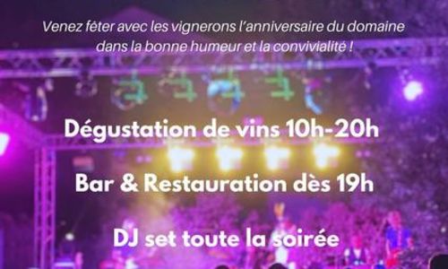 Anniversaire du domaine