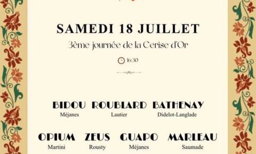 Course camarguaise - troph&eacute;e niveau avenir, 3 &egrave;me journ&eacute;e de la Cerise d'Or