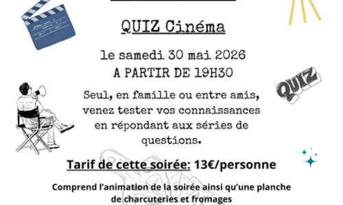 Soir&eacute;e Quiz cin&eacute;ma