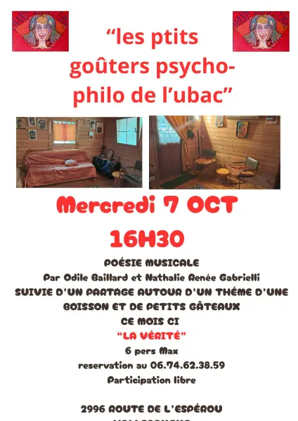 Les Ptits Go&ucirc;ters Psycho-philo de l&rsquo;Ubac
