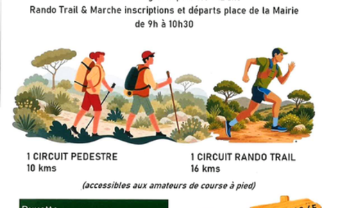 Randonn&eacute;e P&eacute;destre et Trail