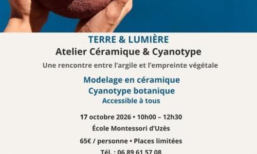 Atelier C&eacute;ramique et Cyanotype