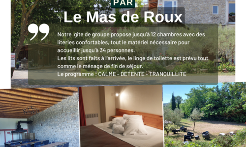 G&icirc;te Pic Saint-Loup - Le Mas de Roux