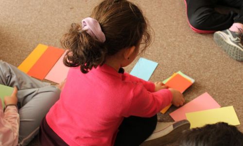 Atelier cr&eacute;atif en famille : paysages de Villeneuve