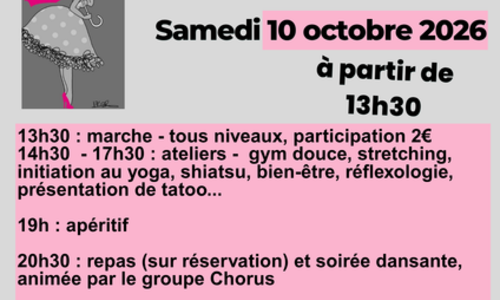 Journ&eacute;e et soir&eacute;e Octobre Rose