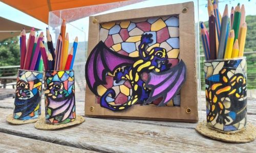 Atelier Cr&eacute;atif Dragon-Salamandre : Un Cadeau Unique pour Papa!