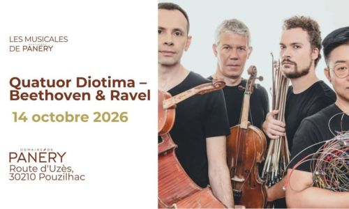 Concert Quatuor Diotima - Les Musicales de Pan&eacute;ry