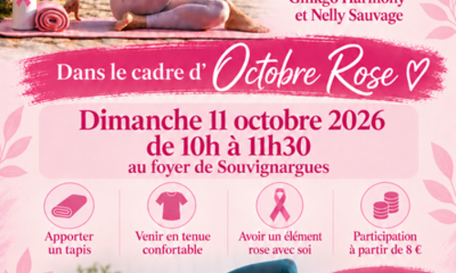 Yoga et Pilates - Octobre Rose