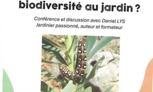 Conf&eacute;rence : Comment pr&eacute;server la biodiversit&eacute; au jardin