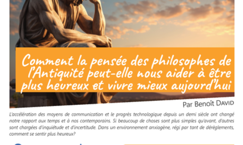 Conf&eacute;rence - Pertinence de la pens&eacute;e phylosophique de l'Antiquit&eacute;