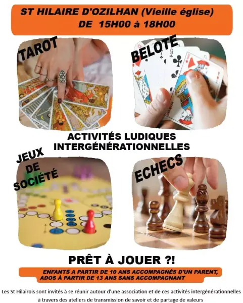 Activit&eacute;s ludiques interg&eacute;n&eacute;rationnelles