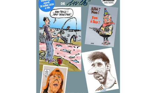Exposition de caricatures de Nav